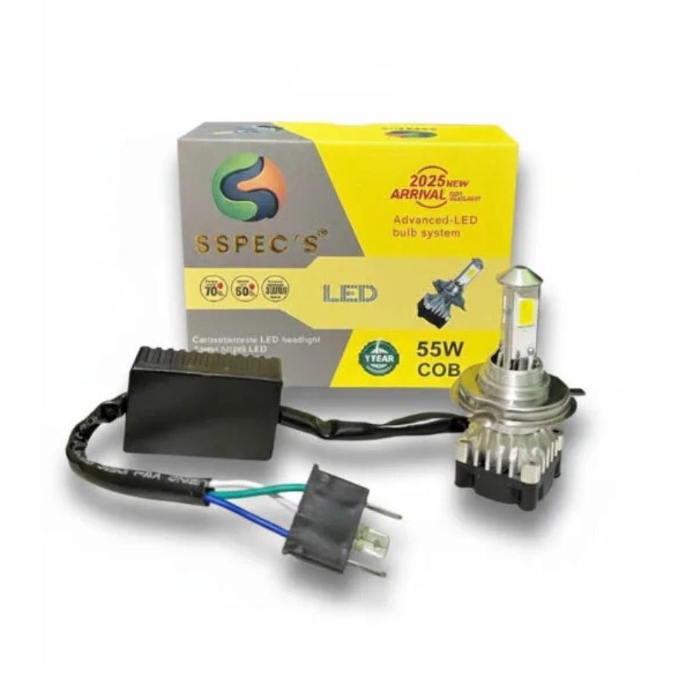 1 Sspec 55 Watt H4 Headlight Led Bulb
