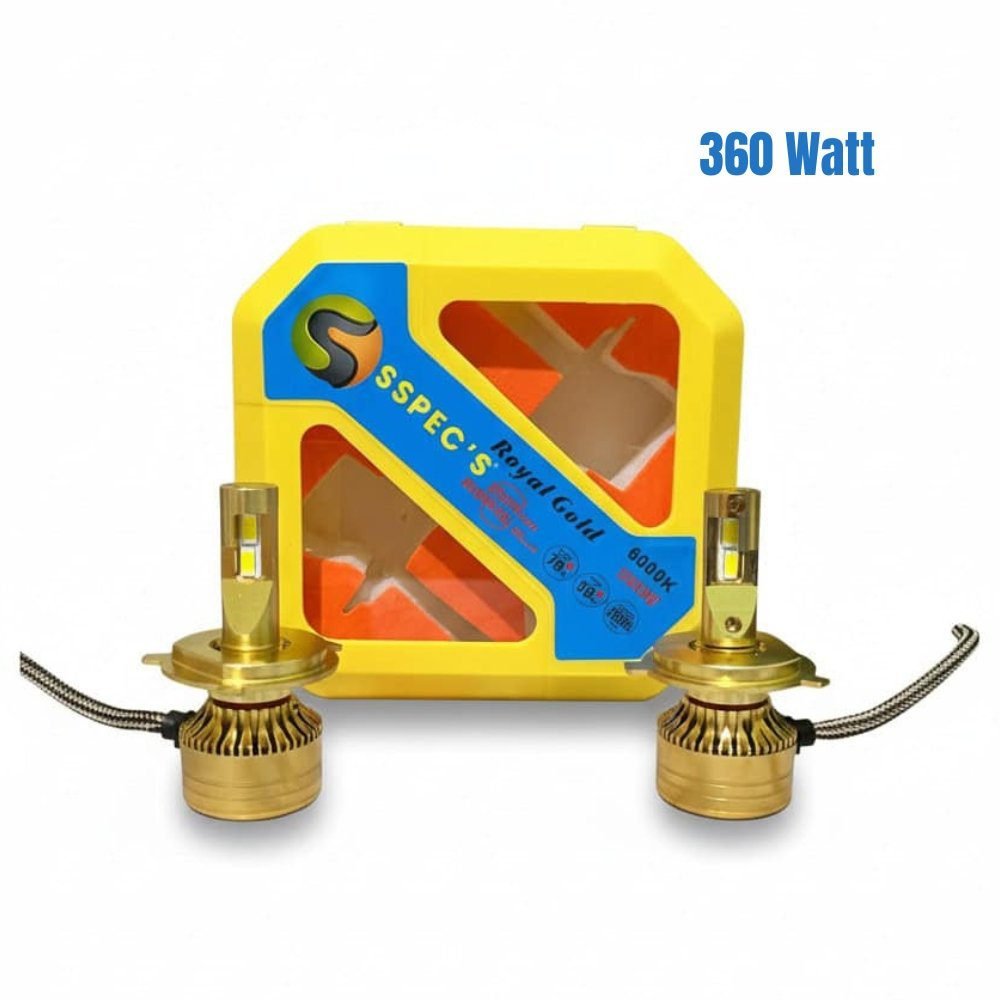 1 Sspec 360 Watt H4 Headlight Led Bulb