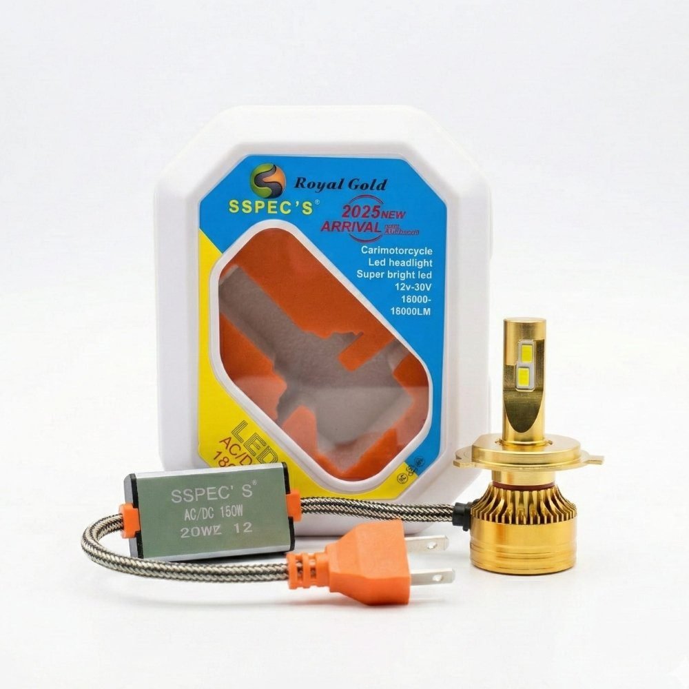 1 Sspec 180 Watt H4 Headlight Led Bulb
