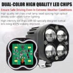 LIU HJG 4X4 White Yellow Fog Light