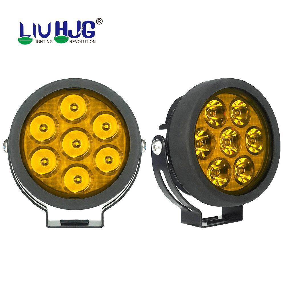 2888-202404091427221412 Liu Hjg 70 Watt Fog Lights With Yellow Cap For Bike/Car | For Off-Roading | Heavy Duty | Super Bright - Image 3
