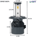 LIU HJG Remote H4 LED Bulb