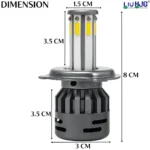 LIU HJG M8 Mini LED Headlight Bulb