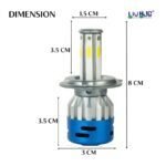 LIU HJG M8 Mini LED Headlight Bulb