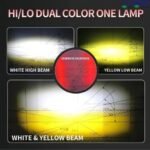 LIU HJG Gorilla V2 Tri-lens | Red Devil Eye | Yellow/White (Low/High Beam) | Heavy Duty | Waterproof - Image 7