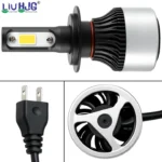 LIU HJG White LED 100W | Super Bright 6500K | Waterproof | Cooling Fan - Universal for All Bikes/Cars - Image 2