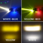 LIU HJG 40 LED H4 Headlight bulb | Red & Blue with Red Devil for all Cars/Bikes - Image 5