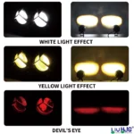LIU HJG Mercedes Y Lens | 90W Heavy Duty Fog Light | Lo/Hi Beam | Inbuilt Flasher | IP68 Waterproof - Image 9