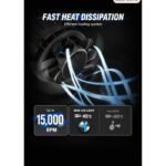 LIU HJG 120 Watt H4 LED Headlight Bulb | Low/High Beam with Turbo Cooling Fan (Set of 2) - Image 6