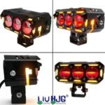 LIU HJG Future Eye 3 With Harness | 120W Dual Beam | Amber DRL & Red Devil Eye for all Bikes/Cars - Image 3