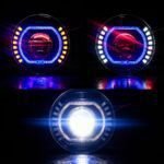 LIU HJG C227 Headlight | 7 Inch Projector Light with DRL | Perfectly suited for Royal Enfield, Triumph bikes, Mahindra Thar | 6 Months Warranty - Image 2