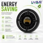 LIU HJG C318 Headlight 7 Inch | White/White | Low beam 50W | High beam 58W | Universal fit for Royal Enfield, Triumph Bikes and Mahindra Thar | 6 Month Warranty - Image 6