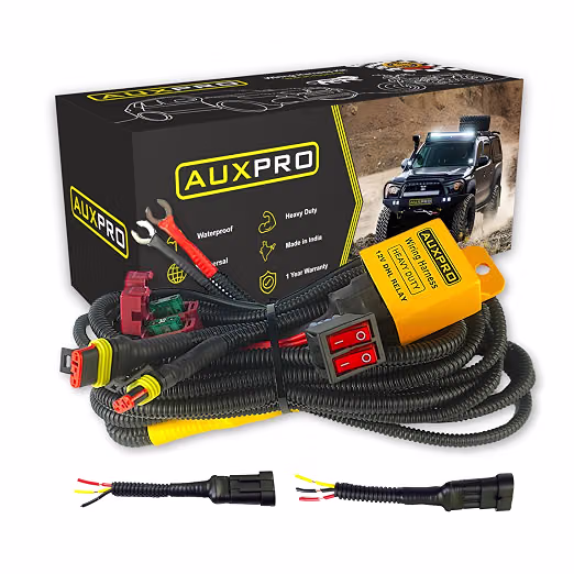 Auxpro Fog Lamp Wiring Harness Kit For Cars