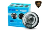 LIU HJG C325 Alpha Headlight | 7 Inch Projector with DRL | Low beam 60W | High beam 68W | Premium headlight for Royal Enfield, Triumph bikes, Mahindra Thar | 6 Months Warranty - Image 6