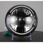 LIU HJG Dragon Headlight C235 |  HJG C235 Headlight | 7 Inch unique DRL design | Projector Headlight | Low Beam 55W | High Beam 78W | Compatible with Royal Enfield and Triumph bikes & Mahindra Thar | 6 Months Warranty - Image 5