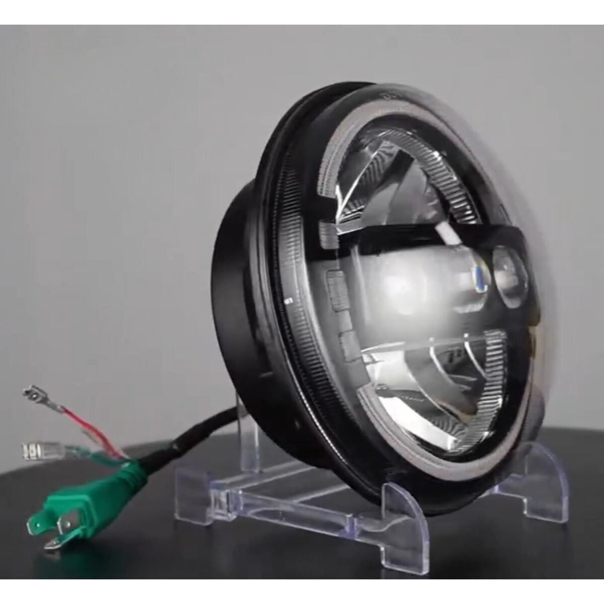 Liu Hjg Dragon Headlight C235 |  Hjg C235 Headlight | 7 Inch Unique Drl Design | Projector Headlight | Low Beam 55W | High Beam 78W | Compatible With Royal Enfield And Triumph Bikes &Amp; Mahindra Thar | 6 Months Warranty - Image 8