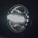 LIU HJG Dragon Headlight C235 |  HJG C235 Headlight | 7 Inch unique DRL design | Projector Headlight | Low Beam 55W | High Beam 78W | Compatible with Royal Enfield and Triumph bikes & Mahindra Thar | 6 Months Warranty - Image 7