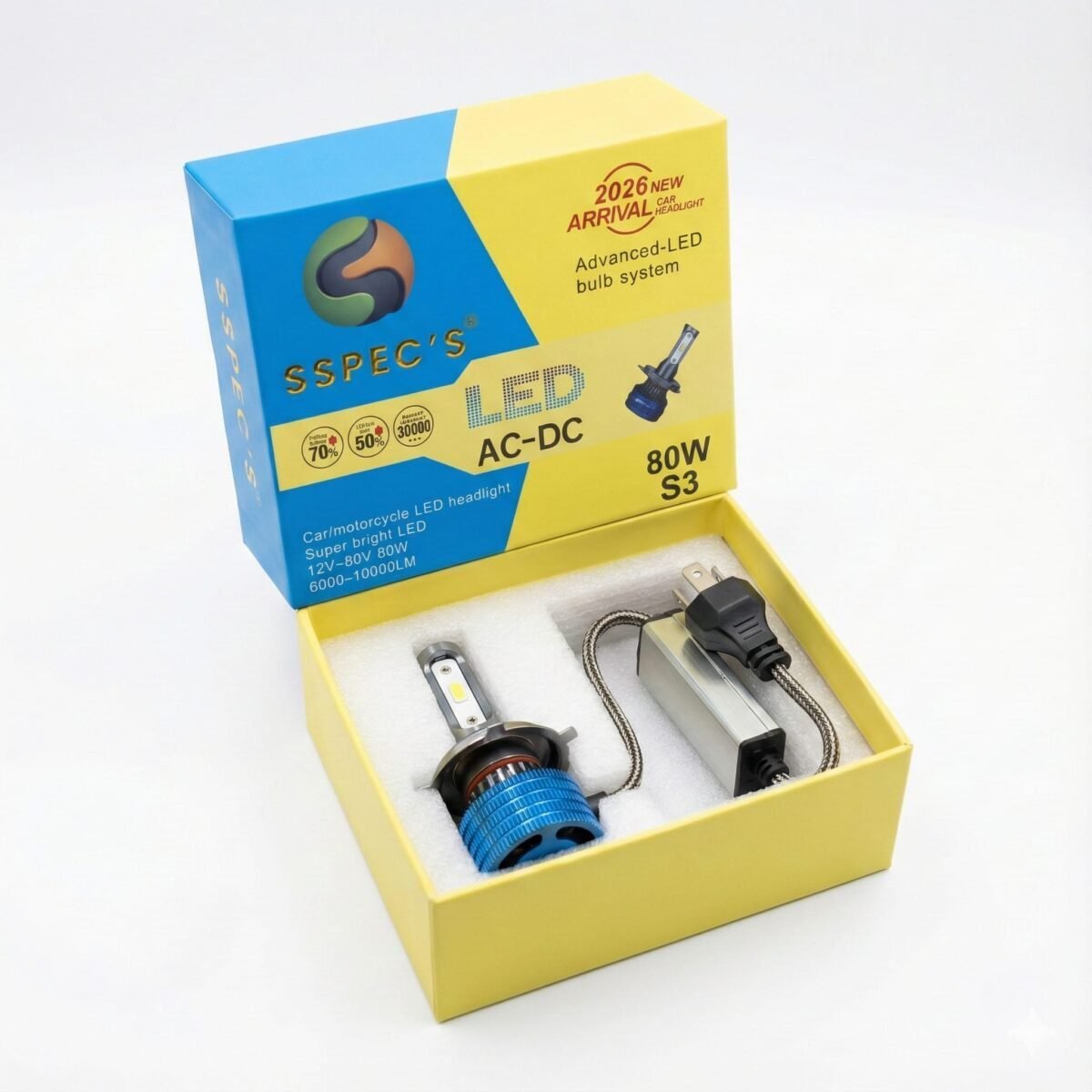 Sspec 80 Watt H4 Headlight Led Bulb