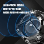 LIU HJG Mercedes Y Lens | 90W Heavy Duty Fog Light | Lo/Hi Beam | Inbuilt Flasher | IP68 Waterproof - Image 5