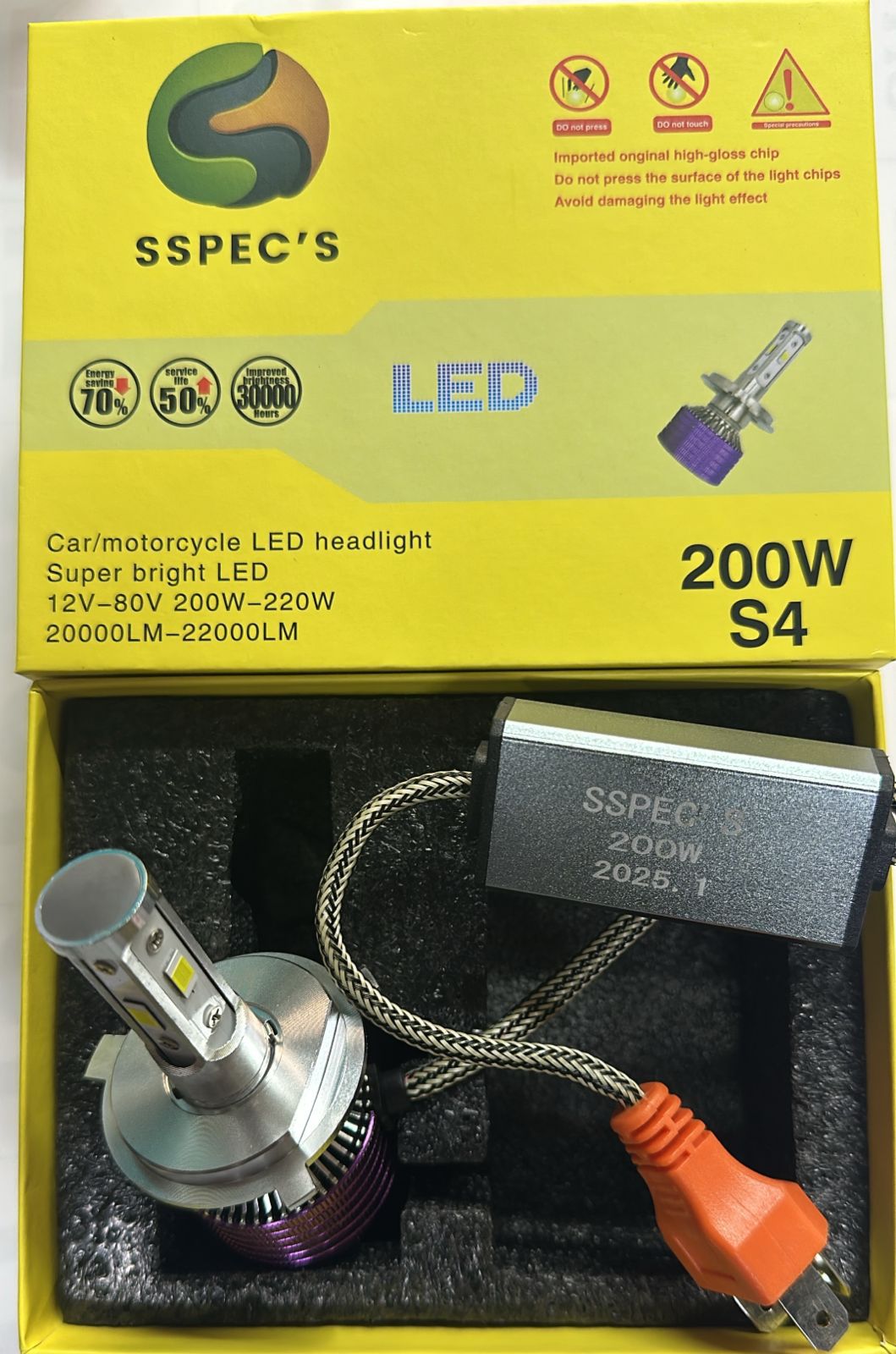 Img-20250115-Wa0019 Sspec 200 Watt H4 Headlight Led Bulb