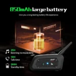 EJEAS V6 Pro+ Plus Helmet Intercom System