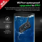 EJEAS V6 Pro+ Plus Helmet Intercom System