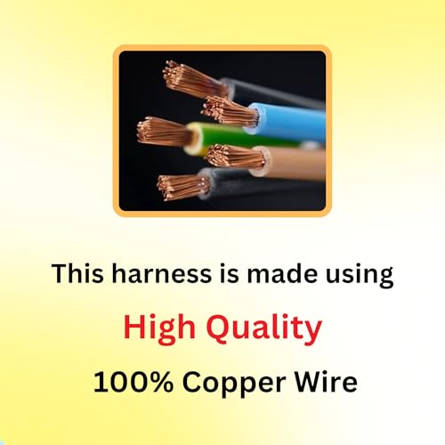 Auxpro H7 Fog Lamp Wiring Harness Kit | Compatible With H3/H1 Bulbs, Easy Installation, Includes Switch, Durable Design | 1-Year Warranty Auxpro H7 Fog Lamp Wiring Harness Kit For Car With Switch | Also For H1/H3 Bulb | Plug-And-Play | Universal | 1-Year Warranty - Image 2