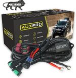 Auxpro H8 Fog Lamp Wiring Kit for Car with Switch | Plug-and-Play | Universal | 1-Year Warranty