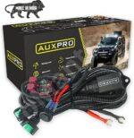Auxpro H8 Fog Lamp Wiring Kit for Car with Switch | Plug-and-Play | Universal | 1-Year Warranty
