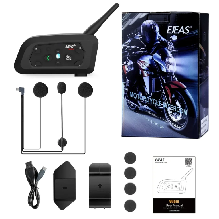 Ejeas V6 Pro+ Plus Helmet Intercom System