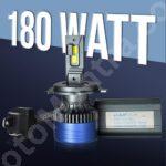 LIU HJG H4 LED Headlight Bulb: 180W, 18000LM, 6500K Super Bright White Light for Cars - Image 6