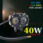 LIU HJG Owl Fog Light | Dual Color (White & Yellow) (Pack of 2) - Image 5