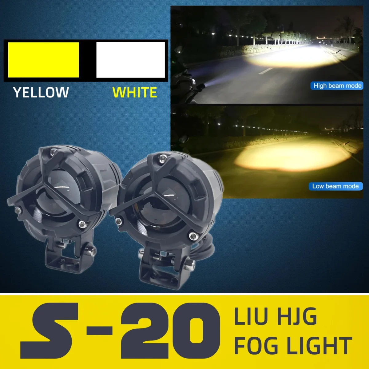 Liu Hjg Mercedes Y Lens | 90W Heavy Duty Fog Light | Lo/Hi Beam | Inbuilt Flasher | Ip68 Waterproof - Image 6